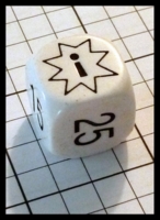 Dice : Dice - Game Dice - Warhammer White with i J Bell Gift WH Dist Memphis - Gift Mar 2013